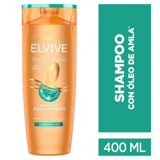 Shampoo Elvive Óleo Extraordinario Rizos Definidos X 400 Ml - Imagen 3