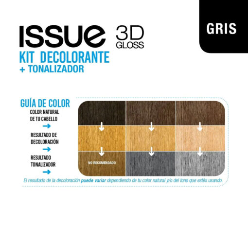 Tonalizador Issue 3D Gloss Gris X 47 Gr - Imagen 2