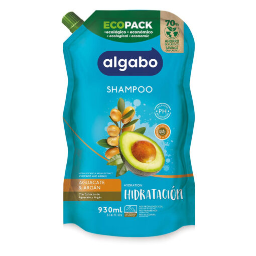 Shampoo Repuesto Algabo Hidratación X 930 Ml