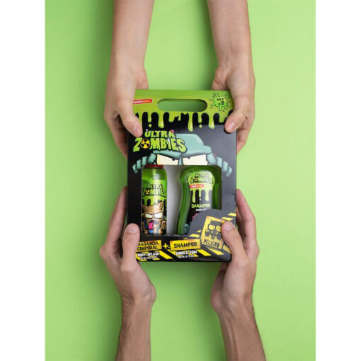 Set Body Splash y Shampoo Algabo Kids Zombie X 200 Ml - Imagen 2