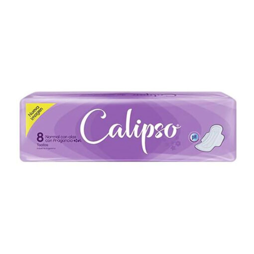 Toallas femeninas Calipso Normal con Alas X 8 U