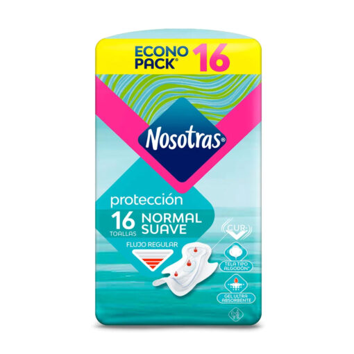 Toallas femeninas Nosotras Natural Plus X 16 U