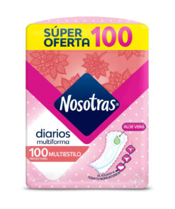 Protectores Diarios Nosotras Multiestilo X 100 U