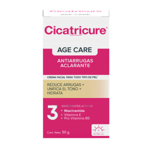 Crema Facial Cicatricure Age Care AntiArrugas Aclarante X 50 Gr