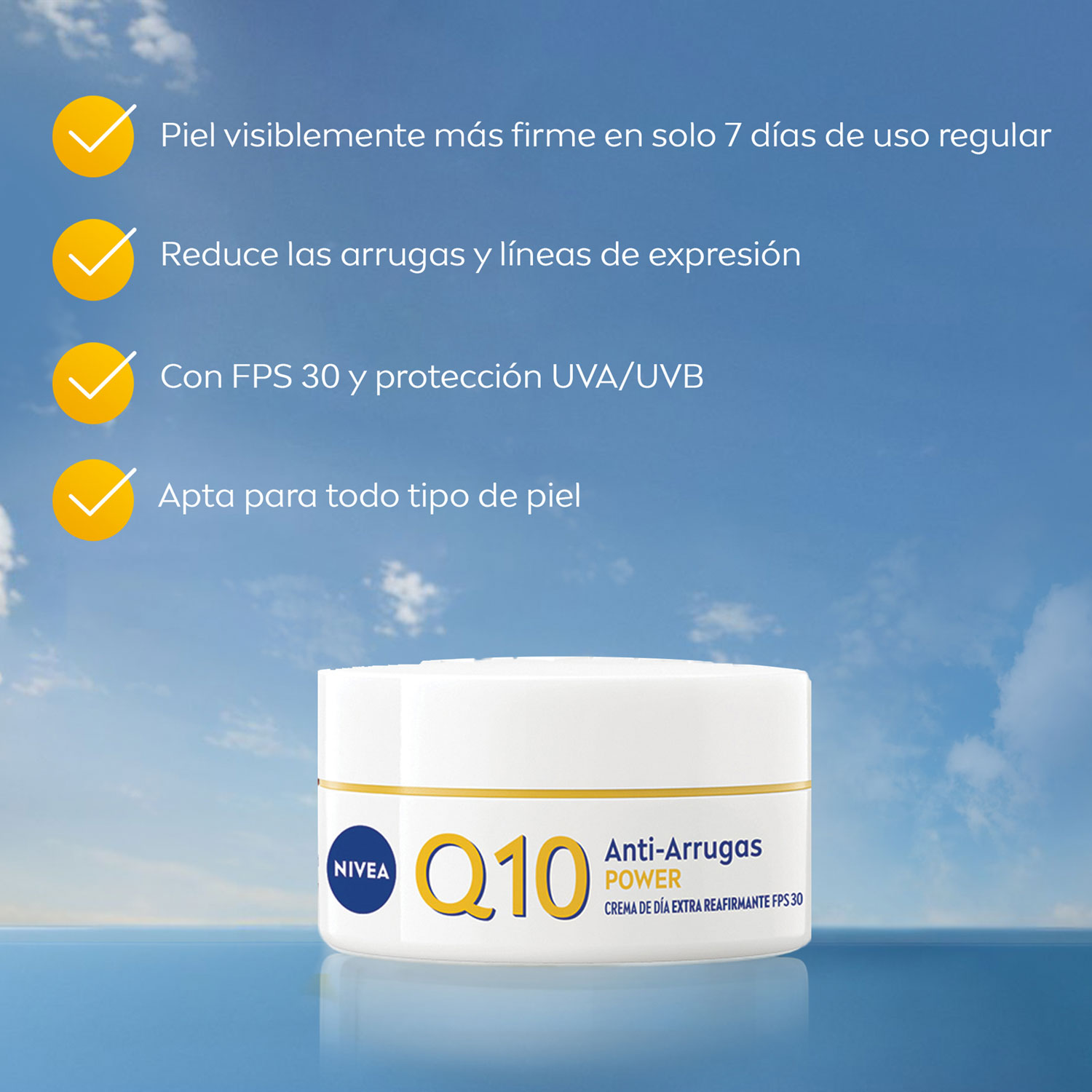 Crema Facial de Día Q10 Anti-edad Nivea Q10 X 50 Ml - Imagen 5