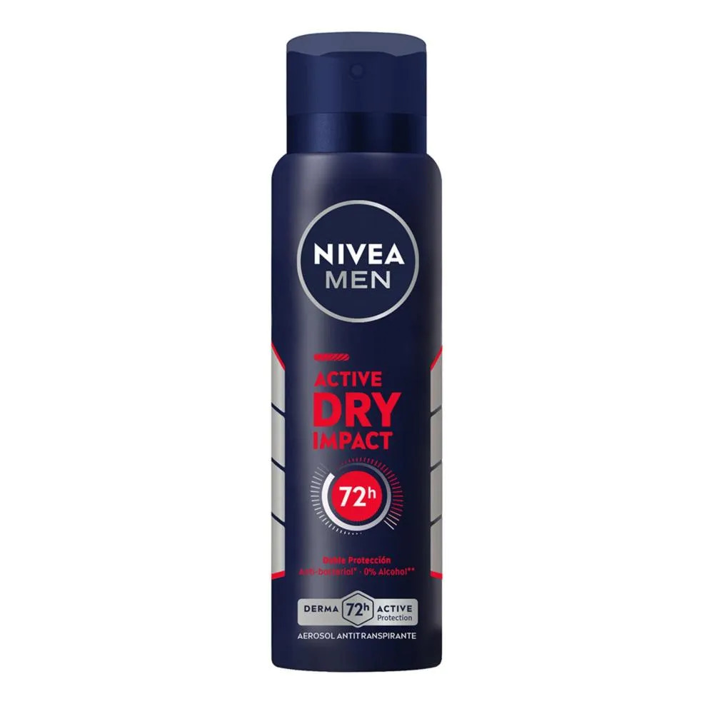 Desodorante Antitraspirante Spray Nivea Men Dry Impact X 150 Ml