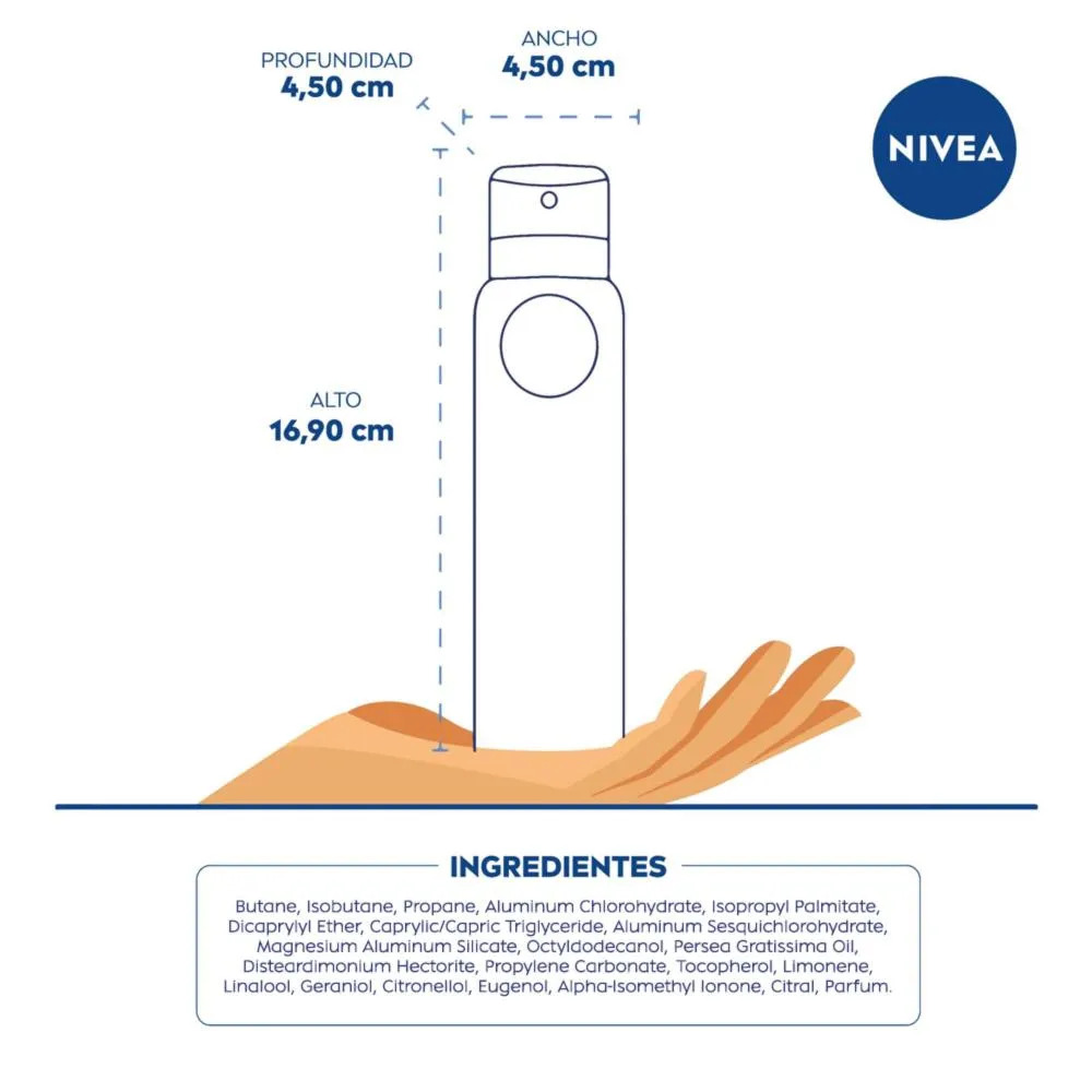 Desodorante Antitraspirante Spray Nivea Men Dry Impact X 150 Ml - Imagen 4