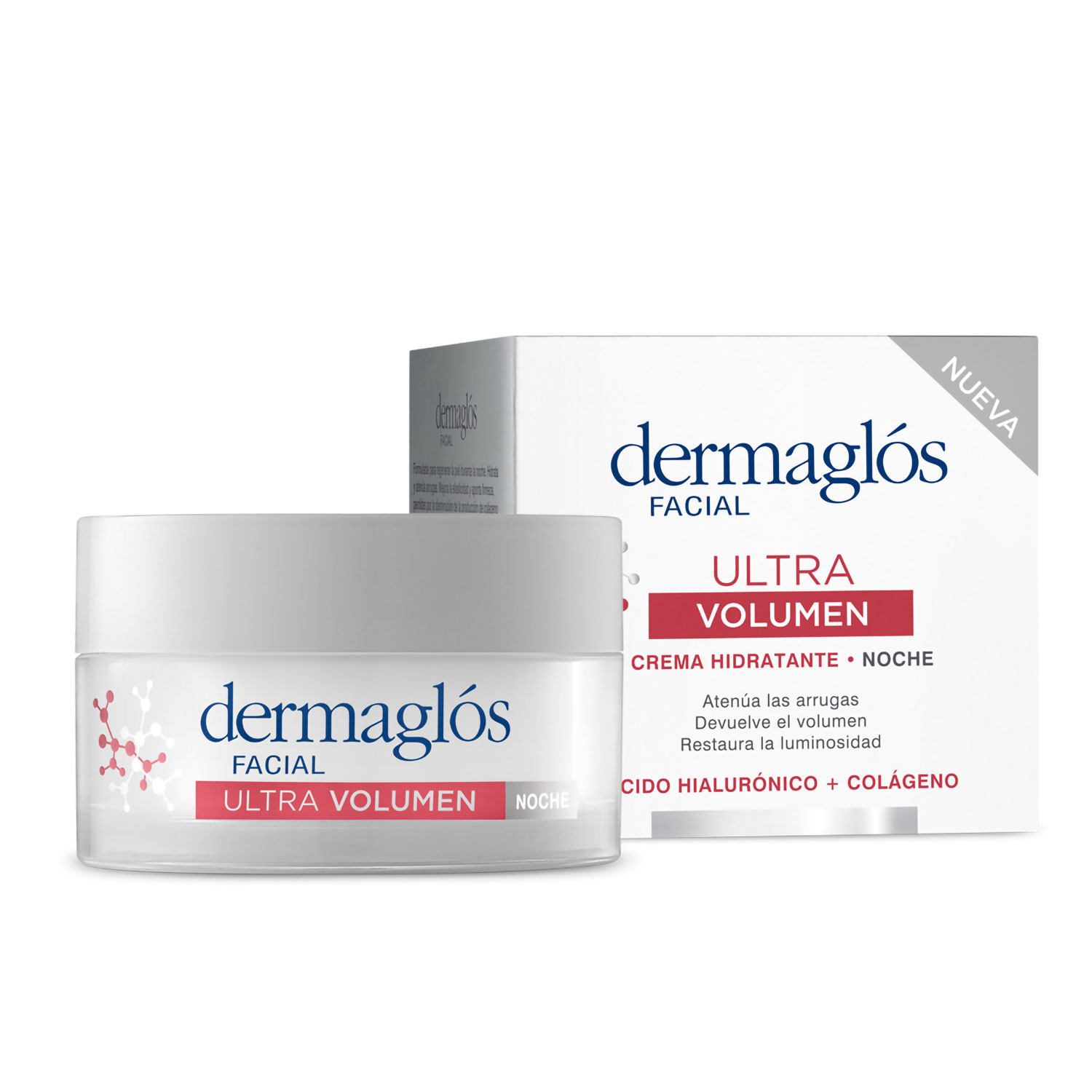 Crema Hidratante de Noche Dermaglos Ultra Volumen X 50 Gr