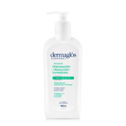 Crema corporal Dermaglós Hidratación Y Absorción Inmediata  X 300 Gr