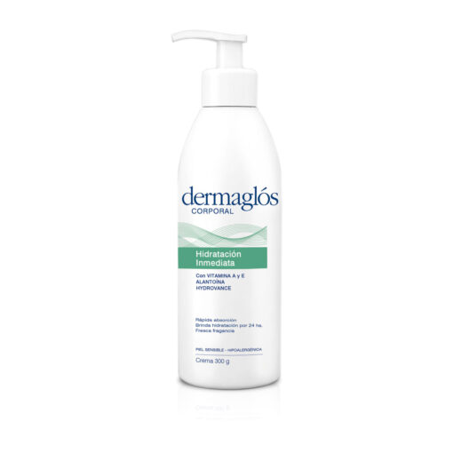 Crema corporal Dermaglós Hidratación Inmediata X 300 Gr
