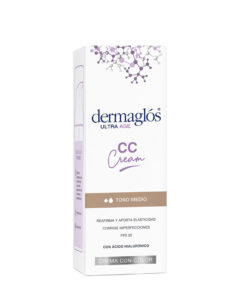 CC Cream Crema con color Dermaglós Medio X 50 Gr