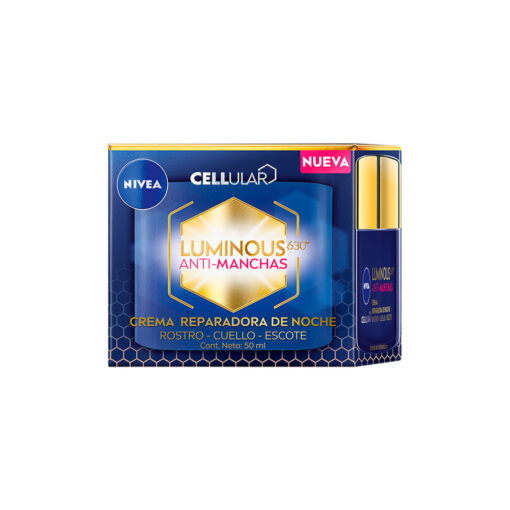 Crema de noche Reparadora Antimanchas Nivea Luminous X 50 Ml - Imagen 2