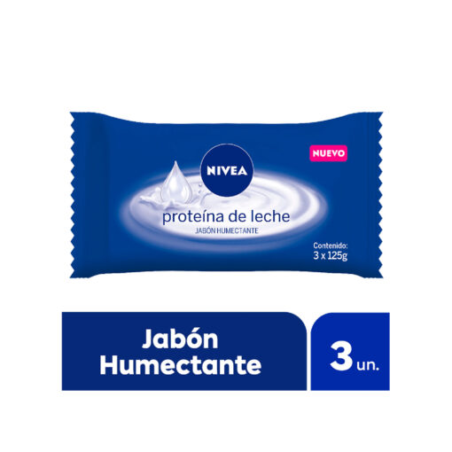 Jabón Nivea Proteína de Leche X 3 U - Imagen 2