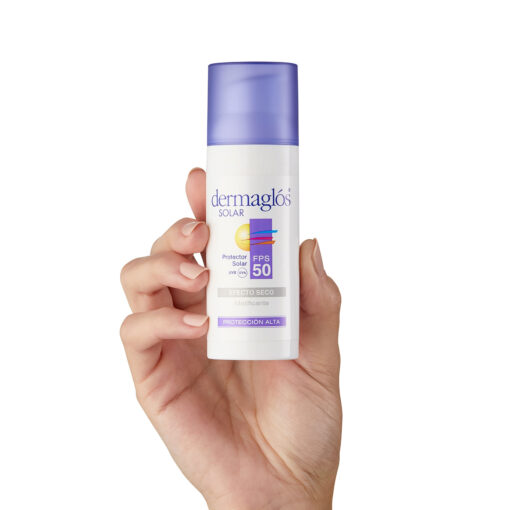 Protector Solar Facial Dermaglós FPS 50 Efecto Seco Matificante X 50 Gr - Imagen 3