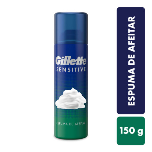Espuma de Afeitar Gillette Sensitive  X 150 Gr - Imagen 2