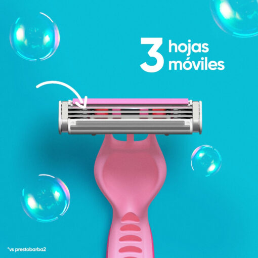 Máquina para afeitar Descartable Gillette Venus Suave X 2 U - Imagen 3