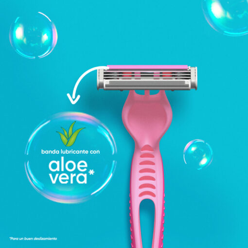 Máquina para afeitar Descartable Gillette Venus Suave X 2 U - Imagen 4