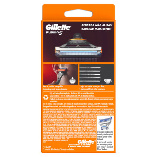 Máquina para afeitar Gillette Fusion5  X 1 U - Imagen 2