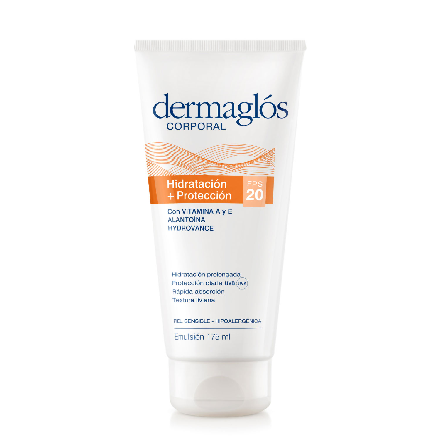 Emulsión Corporal Dermaglos Hidratación + Protección FPS 20 X 175 Ml
