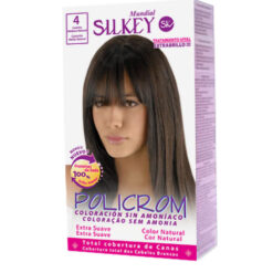 Tintura Permanente en Kit Silkey Policrom sin Amoníaco 4