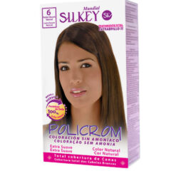 Tintura Permanente en Kit Silkey Policrom sin Amoníaco 6