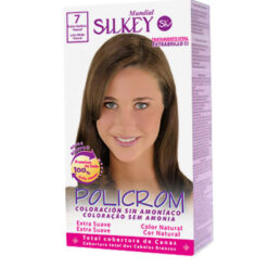 Tintura Permanente en Kit Silkey Policrom sin Amoníaco 7