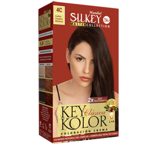 Tintura Permanente en Kit Silkey Key Color Master Collection 4C