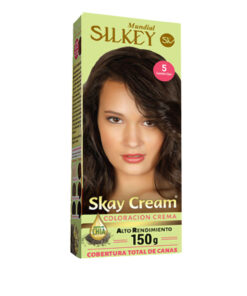 Tintura Permanente en Kit Silkey Skay Cream 5