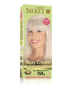 Tintura Permanente en Kit Silkey Skay Cream 10,21