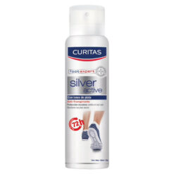Desodorante para Pies en Aerosol Curitas Silver Active X 150 Ml