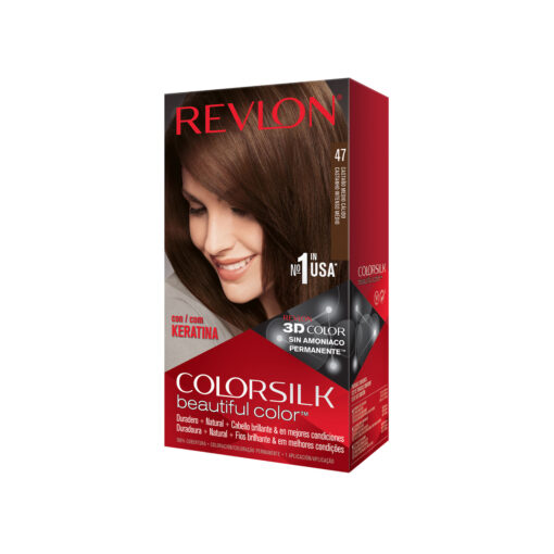 Tintura Permanente en Kit Revlon ColorSilk 47