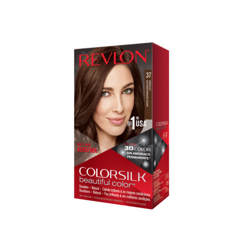 Tintura Permanente en Kit Revlon ColorSilk 37