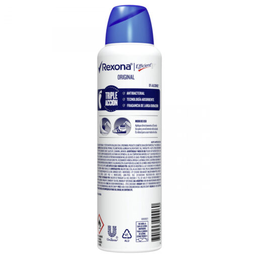 Desodorante para Pies Rexona Efficient Original X 153 Ml - Imagen 2