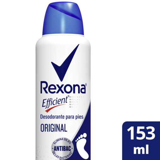 Desodorante para Pies Rexona Efficient Original X 153 Ml - Imagen 3