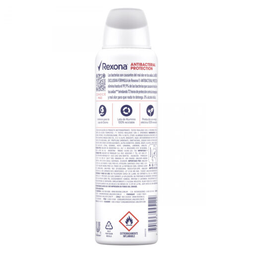Antitranspirante Rexona Antibacterial Protection X 150 Ml - Imagen 2