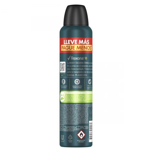 Antitranspirante Rexona V8 X 250 Ml - Imagen 2