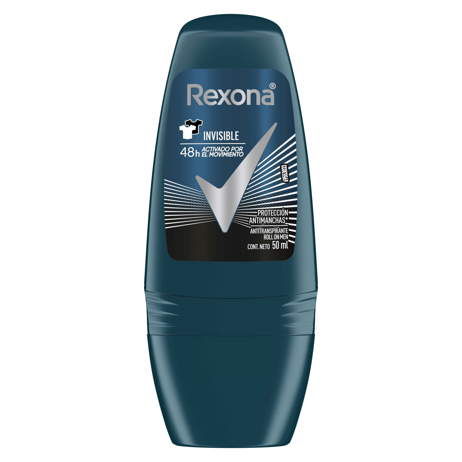 Antitranspirante Roll On Rexona Invisible X 50 Ml