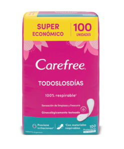 Protectores Diarios Carefree Todos los días X 100 U