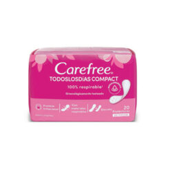 Protectores Diarios Carefree Todos los días Compact X 20 U