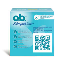 Alternative view of Tampones OB Siempre Libre Medio X 8 U
