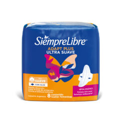 Toallas Femeninas Siempre Libre Adapt Plus Ultra Suave X 8 U