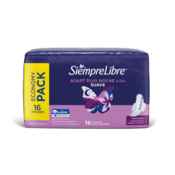 Toallas Femeninas Siempre Libre Adapt Plus Noche & Día Suave X 16 U