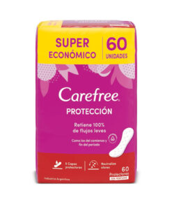 Protectores Diarios Carefree Protección X 60 U