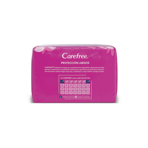 Protectores Diarios Carefree Protección Largos X 20 U - Imagen 2