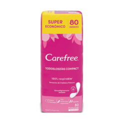 Protectores Diarios Carefree Todos los días Compact X 80 U