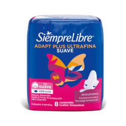 Toallas Femeninas Siempre Libre ADAPT PLUS UF C/A X 8 U