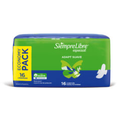 Toallas Femeninas Siempre Libre Especial Adapt Suave X 16 U