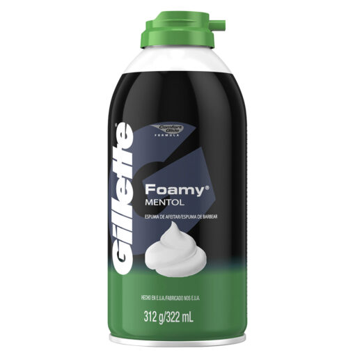 Espuma de Afeitar Gillette Foamy Mentol X 312 Gr