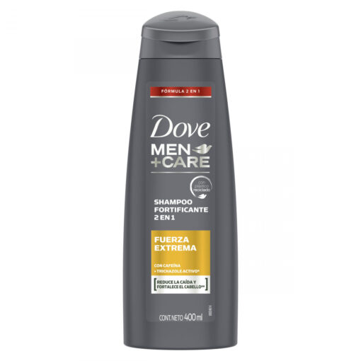 Shampoo 2 en 1 Dove Men Fuerza Extrema X 400 Ml
