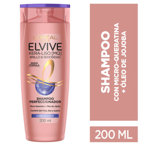 Shampoo Elvive Kera-Liso X 200 Ml - Imagen 2